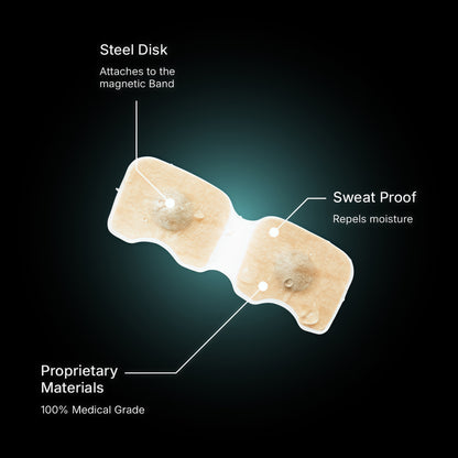 Intake Breathing Refill Tabs (30 Count) – Magnetic Nasal Strips for Sleeping – Snoring Solution – for Better Breathing, Sleep & Exercise, All-Night Comfort